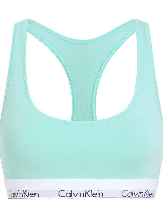 Calvin Klein Μπουστάκι χωρίς Μπανέλα Τιρκουάζ F3785E-VOG
