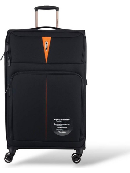 Diplomat Venice ZC6101 Βαλίτσα Μεγάλη 79x46x32cm με 4 Ρόδες Μαύρη