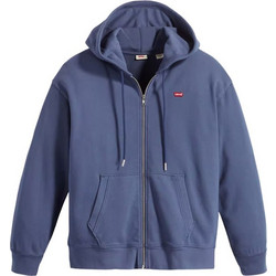 Levi's Γυναικεία Ζακέτα Φούτερ Κοντή με Κουκούλα και Φερμουάρ Μωβ A0777-0016
