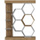 Hanah Home Sueno Βιβλιοθήκη 140x29.6x177.4cm WHITE-WALNUT