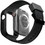 Uniq Monos Θήκη Σιλικόνης με Λουράκι για Apple Watch 4 / 5 / 6 / 7 / 8 / 9 / SE 44 / 45mm Μαύρη