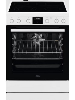 AEG CCB6440CBW Κουζίνα Ηλεκτρική 73lt με Κεραμικές Εστίες 59.6cm