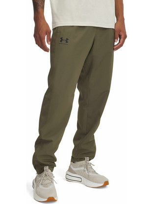 Under Armour Ανδρικό Παντελόνι Φόρμας με Λάστιχο Χακί 1390150-390