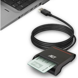 ACT AC6015 Card Reader USB-A 2.0 για Smart Card