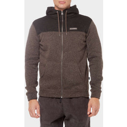 Quiksilver Ανδρική Ζακέτα Φούτερ με Κουκούλα και Φερμουάρ Καφέ AQYFT03339-CQPH
