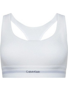 Calvin Klein Μπουστάκι με Ελαφριά Ενίσχυση χωρίς Μπανέλα Λευκό LV00QF8018-100