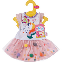 Zapf Creation Baby Born Φόρεμα Μονόκερος για Κούκλα
