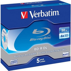 Verbatim 43748 Εγγράψιμα BD-R 6x Dual Layer 50GB 5τμχ