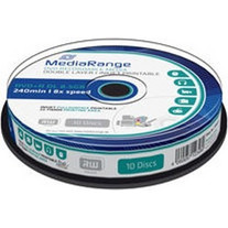 MediaRange MR468 Εγγράψιμα DVD+R 8x Dual Layer Printable 8.5GB Cake Box 10τμχ