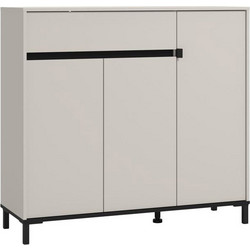 Fylliana Παπουτσοθήκη Ξύλινη 3K1F3V Μόκα M120xΠ40xY110cm 11014085