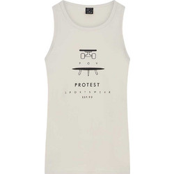 Protest Ανδρικό Αθλητικό T-Shirt Λευκό 16751005-106