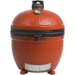 Kamado Big Joe II Stand-Alone Κεραμική Ψησταριά Κάρβουνου Καπνιστήριο με Καπάκι Επιφάνειας 62cm BJ24NRHC