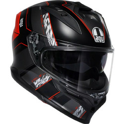 AGV K7 Kyber Matt Black Red Κράνος Μηχανής Full Face 1450gr