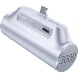 Wekome WP-07 Power Bank 3000mAh 10W με Θύρα USB-C White