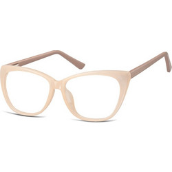 Sunoptic CP114 C Γυναικείος Σκελετός Γυαλιών Οράσεως Κοκάλινος Μπεζ