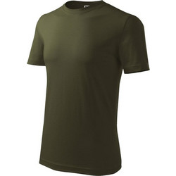 Malfini Classic Ανδρικό Αθλητικό T-Shirt Χακί MLI-13269