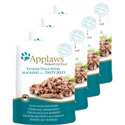 Applaws Adult with Tuna & Mackerel in Jelly 4x70gr