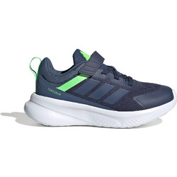 Adidas Fortarun 4.0 Παιδικά Αθλητικά Παπούτσια για Τρέξιμο Navy Μπλε Lime JQ5199
