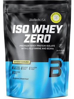 Biotech USA ISO Whey Zero Cookies & Cream Πρωτεΐνη Ορού Γάλακτος Γράμμωσης Χωρίς Λακτόζη & Γλουτένη 454gr