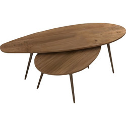 Pakoworld Monty Τραπεζάκι Σαλονιού Ξύλινο Μ116xΠ46xΥ46cm 120-000620