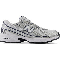 New Balance 740 Παιδικά Sneakers Λευκά Γκρι Μαύρα PZ740WN