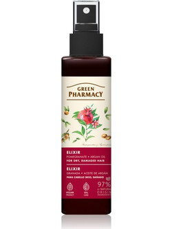 Green Pharmacy Argan Oil & Pomegranate Serum Μαλλιών για Επανόρθωση 150ml