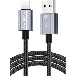 Orico GQA12 Braided USB-A to Lightning Cable 1m Black GQA12-10-BK-BP