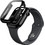 AMAZINGTHING Radix Θήκη Σιλικόνης Tempered Glass για Apple Watch 10 46mm Μαύρη