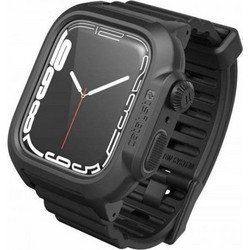 Catalyst Waterproof Θήκη Σιλικόνης με Λουράκι για Apple Watch 7 45mm Μαύρη