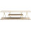 Hanah Home Έπιπλο Τηλεόρασης Μοριοσανίδα Μπεζ Μ120xΠ30xΥ33cm Canaz 854KLN3086