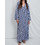 Capetanissa Maxi Φόρεμα Μεταξωτό Λευκό Navy Μπλε CP140B04SAP