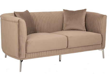 Iliadis Διθέσιος Καναπές Βελούδινος Καφέ 170x96x79cm 88043