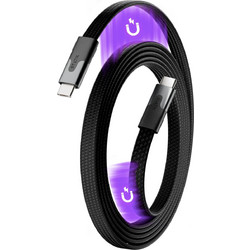 Statik MagStack Slim Pro Braided Flat USB-C to USB-C 1m Black PUP-0495-3FT-CC-BLK