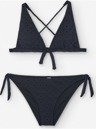 Losan Bikini Set Τριγωνάκι Μαύρο LWMAP0601