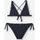 Losan Bikini Set Τριγωνάκι Μαύρο LWMAP0601