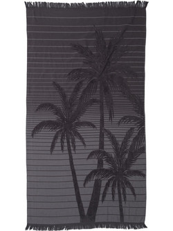 Anna Riska Miami Πετσέτα Θαλάσσης Ανθρακί 90x170cm 435273