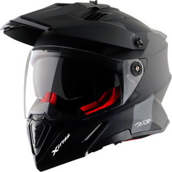 Axor X-Cross Dual Matt Black Red Κράνος Μηχανής Motocross