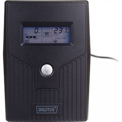 Digitus DN-170064-LCD UPS Line Interactive 800VA 480W με 2 Πρίζες Schuko