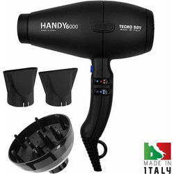 Tecno Handy 6000 Superpower Black 15055 Πιστολάκι Μαλλιών με Φυσούνα 2400W