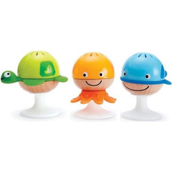 Hape Sea Animals Σετ Ξύλινες Κουδουνίστρες για Νεογέννητα