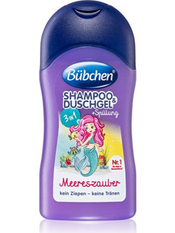 Bubchen Kids 3 in 1 Παιδικό Σαμπουάν & Αφρόλουτρο για Επανόρθωση 50ml