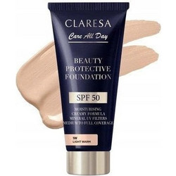 Claresa Protective 1W Light Warm Liquid Foundation SPF50 30ml