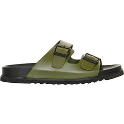 Funky Buddha Ανδρικές Παντόφλες Καλοκαιρινές Χακί FBM011-032-08