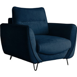 PoliHome Πολυθρόνα Navy Μπλε Matos 162580319