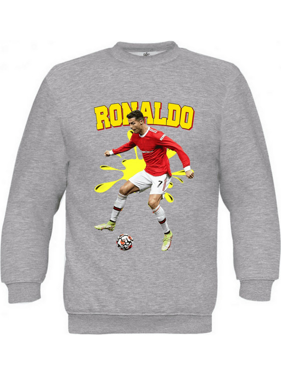 Gildan Ronaldo Παιδικό Φούτερ Γκρι RNL-H1