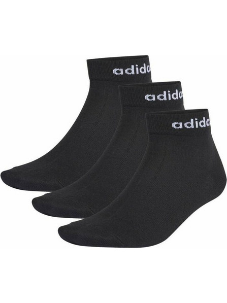 Adidas Non-Cush Ανδρικές Κάλτσες Κοντές Μαύρες 3Pack GE6177