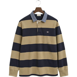Gant Ανδρική Μπλούζα Polo Μακρυμάνικη Μπεζ 3G2004083-224