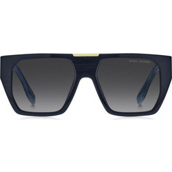 Marc Jacobs MARC877S PJP9O Γυναικεία Γυαλιά Ηλίου Oversized Κοκάλινα Μαύρα με Μαύρο Φακό