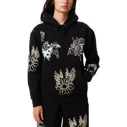 Obey Γυναικείο Φούτερ Oversized με Κουκούλα & Τσέπες Μαύρο 211610112-BLK