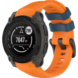 Techsuit Watchband W076 Λουράκι Σιλικόνης Orange (Universal 22mm)